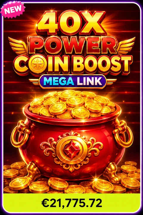 Slot 40x Power Coin Boost con jackpot