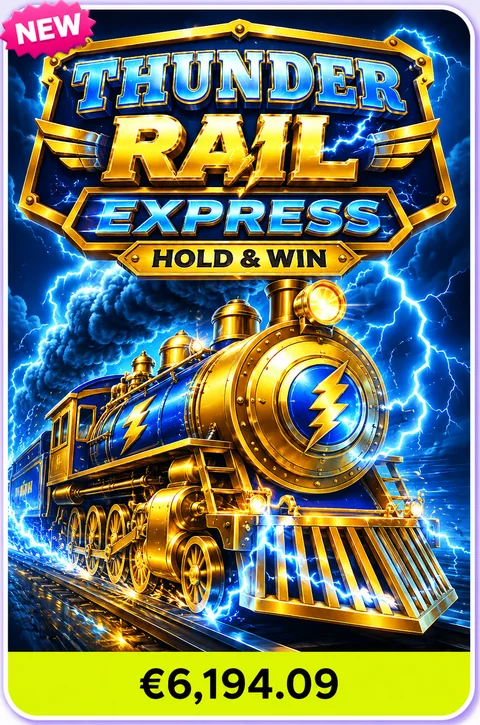 Slot Thunder Rail Express Hold and Win
